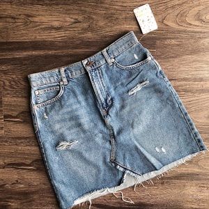 Free People High Waisted Mini Skirt